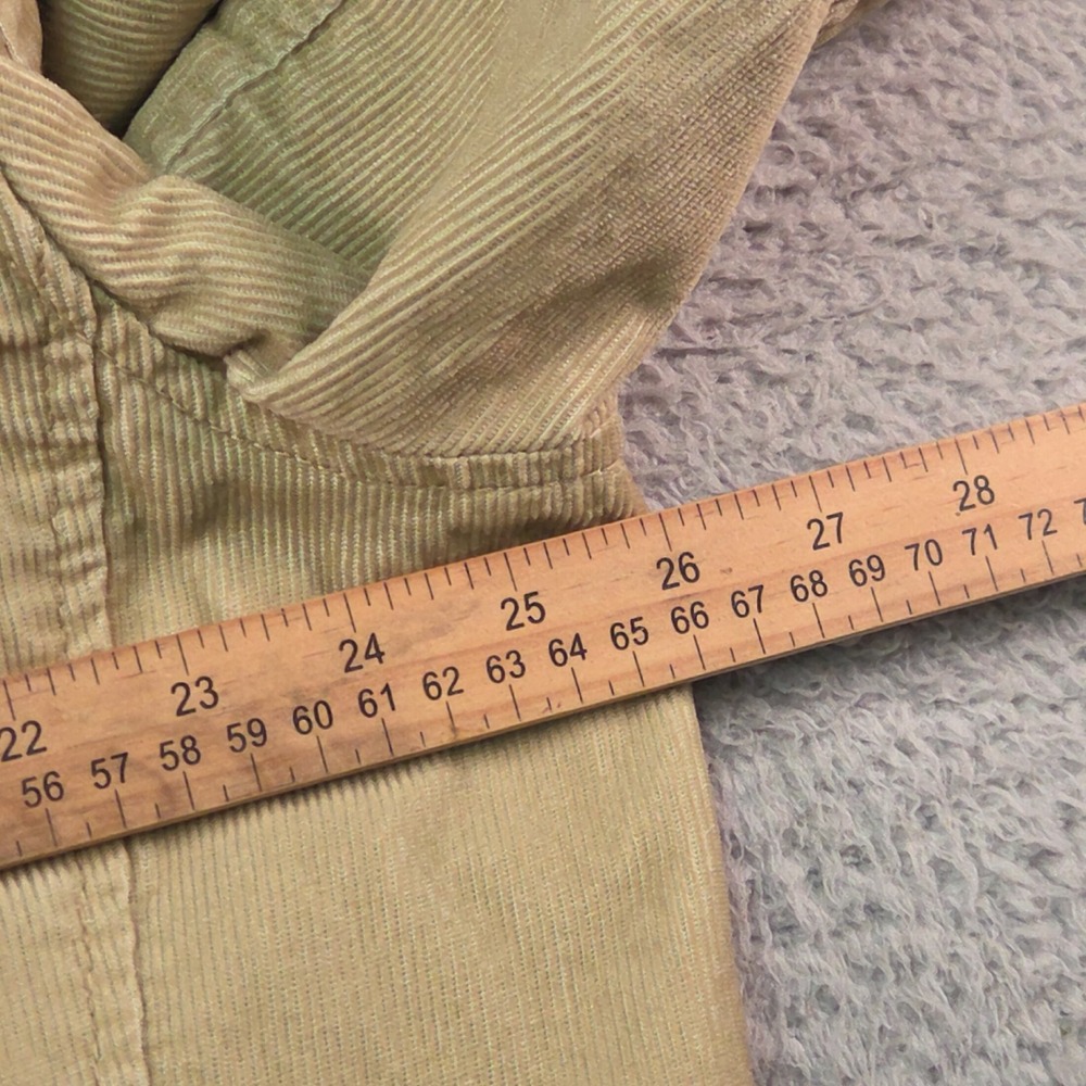 Express Field Jacket Mens XL Beige Y2K Utility Safari Corduroy M-65 Gorpcore - Picture 11 of 15
